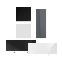 AENO Premium Eco Smart Heater, 700W, Tempered glass, Infrared+convection heating type, Plug type: South - Image 3