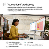 HP Series 5 Pro 23.8 inch FHD USB-C Monitor - 524pu - Image 4