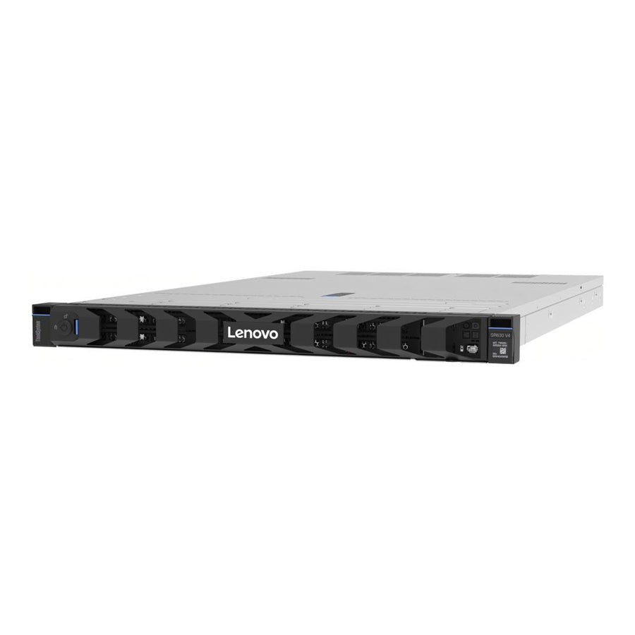 Lenovo ThinkSystem SR630 V4 2x 6515P 16C CPU 2x 64GB RAM 2 x 2.5'' 480GB SSD 4 x 1.92TB SSD 1Gbe 2