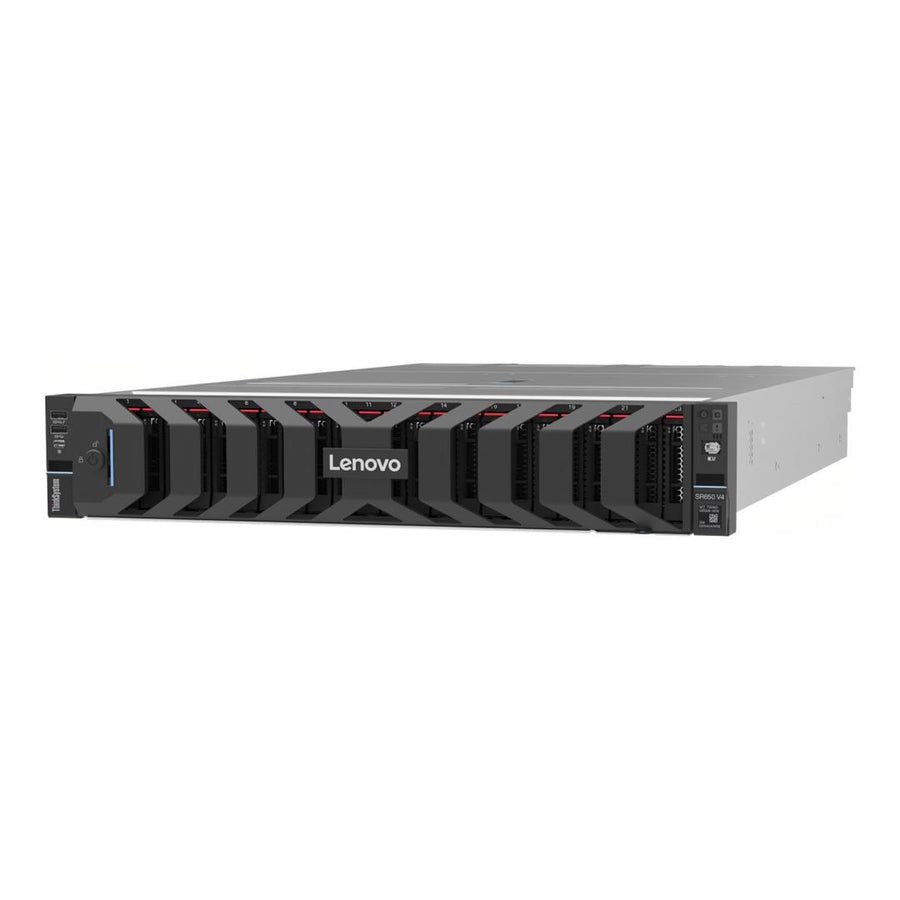 Lenovo ThinkSystem SR650 V4 2 x 6517P 16C CPU; 2 x 64GB RAM; 2 x 2.5'' 480GB SSD; 4 x 2.5'' 1.92TB SSD; RAID 940-8i 4GB; 2 x 130