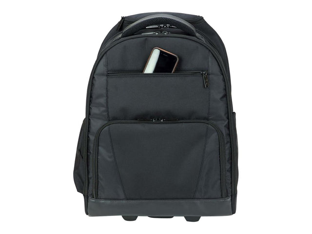 Targus Bag Rolling Notebook Backpack 15.6 Nylon Black & Platinum 2.7 kg Limited Lifetime warranty