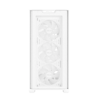 ASUS A21 Plus ARGB Micro-ATX Mini-ITX PC Case White Tempered Glass 3x 120mm Front Fan