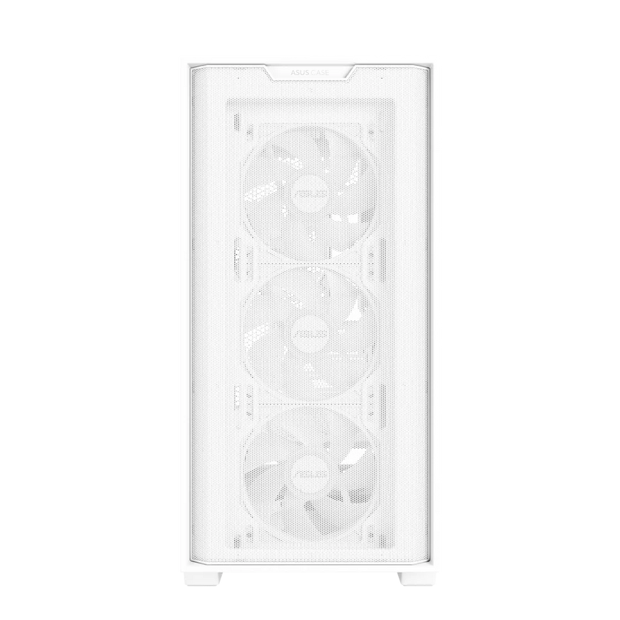 ASUS A21 Plus ARGB Micro-ATX Mini-ITX PC Case White Tempered Glass 4 ARGB Fans