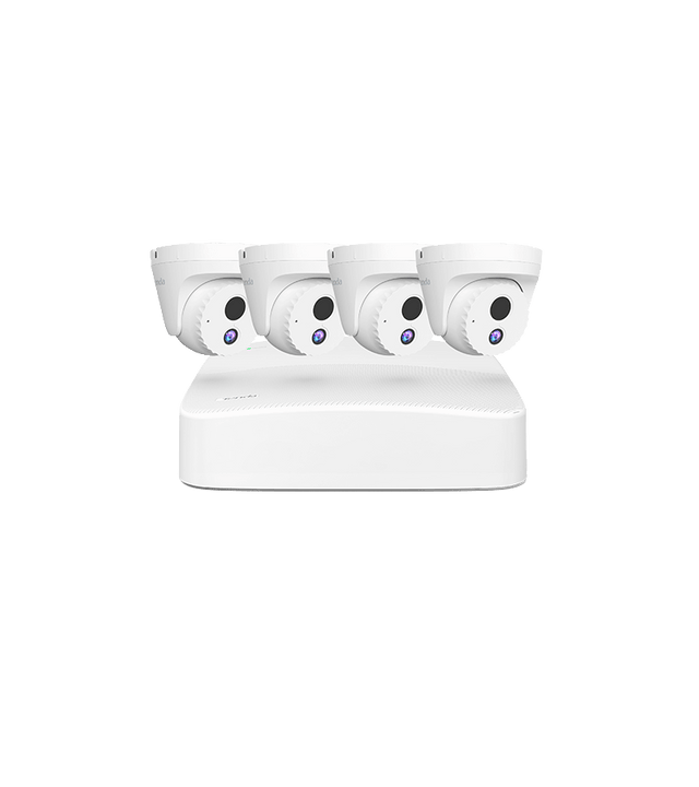 TENDA NVR KIT DOME 4 CHANNEL POE