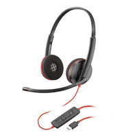 HP Poly Blackwire C3220 Binaural USB-C Wired Headset with Travel Case - Image 3