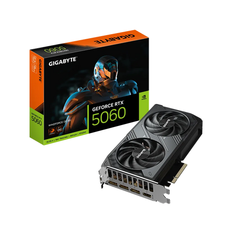 Gigabyte GeForce RTX 5060 Windforce OC 8GB GDDR7 Graphics Card