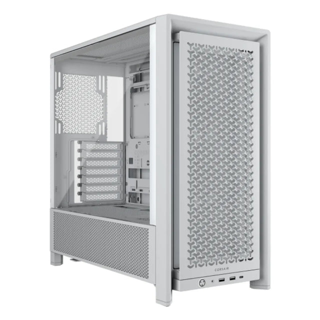 Corsair 4000D RS Mid-Tower ATX PC Case White 3x RS Fans Included 360mm Radiator Support