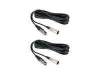 NearStream Balanced XLR Male to Female Microphone Cable 2m - 2 pack