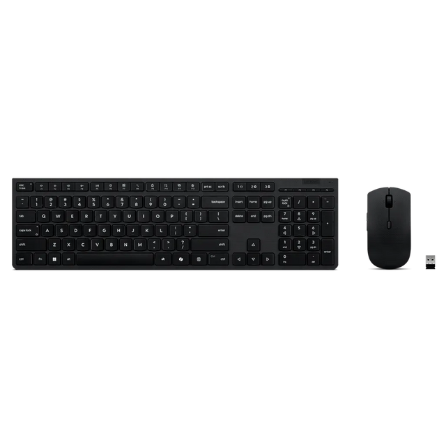 Lenovo Professional Wireless Rechargeable Keyboard and Mouse Combo Bluetooth 2.4G 4000 DPI Copilot Key