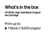 HP 970XL Black OfficeJet Ink Cartridge - Image 3