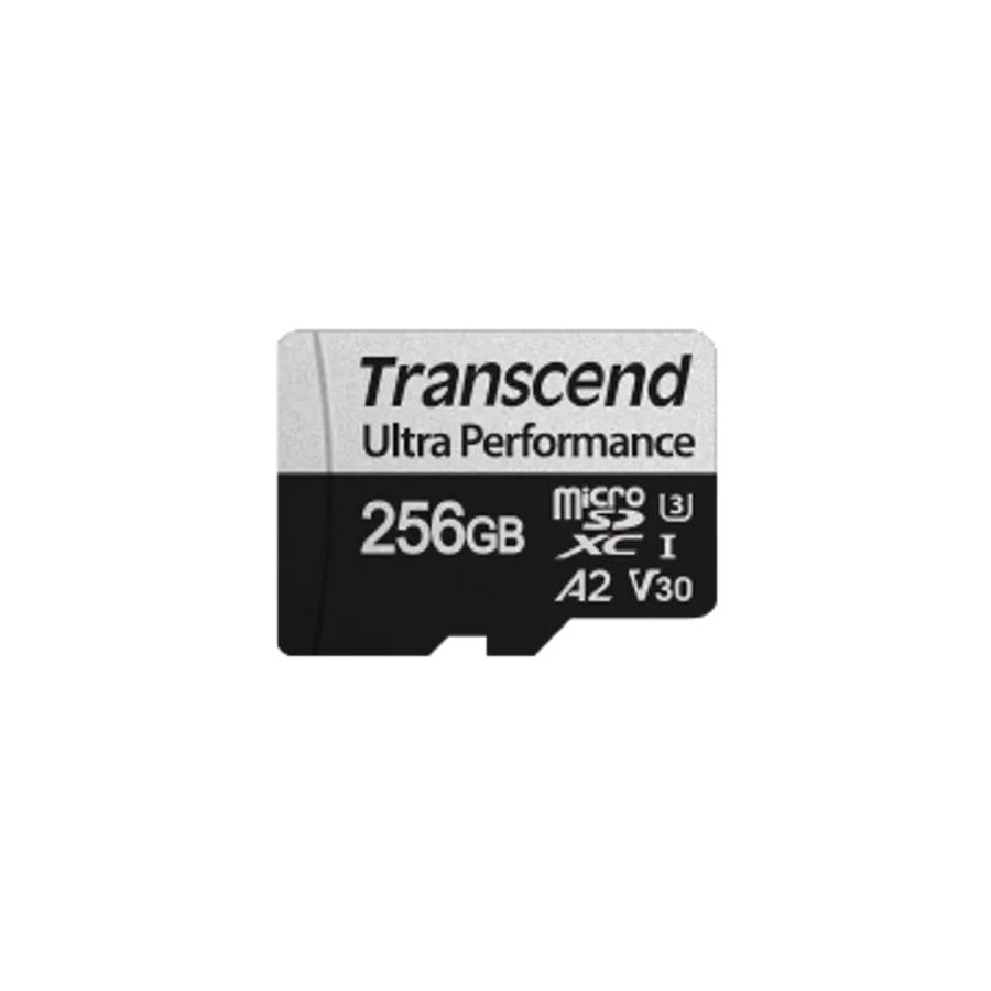 Transcend 340S 256GB microSDXC UHS-I U3 V30 A2 Memory Card