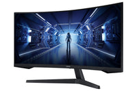 Samsung Odyssey G55T 34" UWQHD 165Hz 1ms Curved VA Gaming Monitor (Black) - Image 4