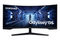 Samsung Odyssey G55T 34" UWQHD 165Hz 1ms Curved VA Gaming Monitor (Black) - Image 2