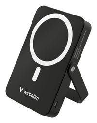 Verbatim Charge 'n' Go Power Bank with Stand Magnetic Wireless 10000mAh - Black