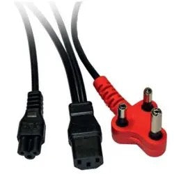 DEDICATED 1x IEC 1x CLOVER POWER CABLE - 2 WAY