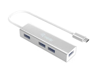Equip Hub, USB-C - 4-PORT USB 3 Aluminum