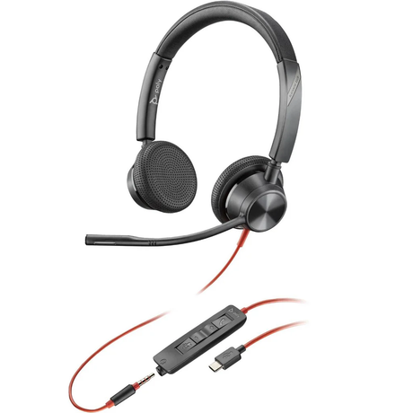 Poly BW 3325 USB-C HS +3.5MMP +USB-C/A