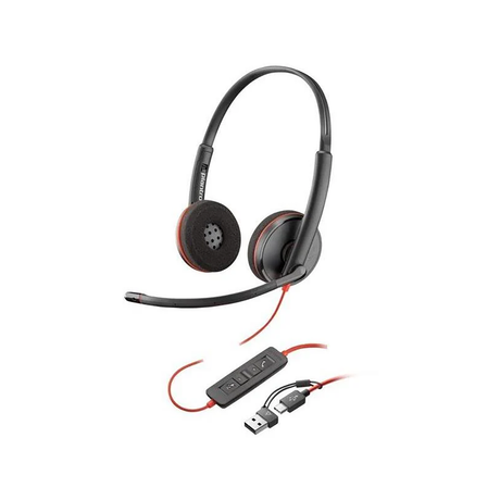HP Poly BW 3220 Stereo USB-C HS +USB-C/A