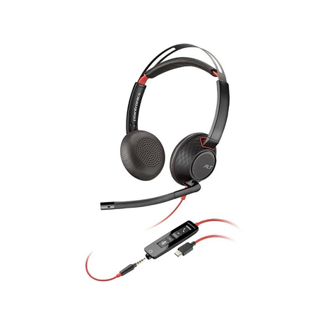 Poly Blackwire 5220 M 3.5mm USB-A+C Headset