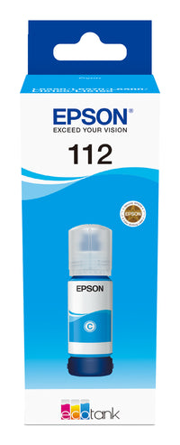 Epson EcoTank 112 Pigment Cyan Ink Bottle 70ml 6000 Pages for L5160 L5150 - Image 2