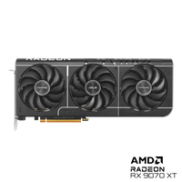 ASUS Prime Radeon RX 9070 XT OC Edition 16GB GDDR6 256-bit PCIe 5.0 Triple-Fan Graphics Card