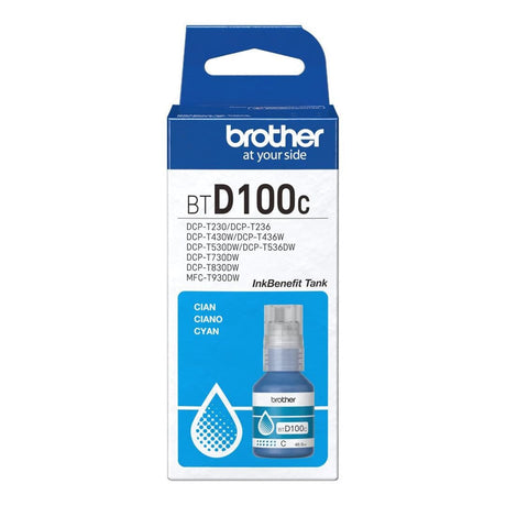 Brother Cyan Ink for DCP-T230; DCP-T430W; DCP-T530DW; DCP-T536DW; DCP-T730DW; DCP-T830DW