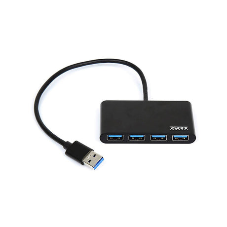 Port USB3.0 Black Plug & Play 4-Hub
