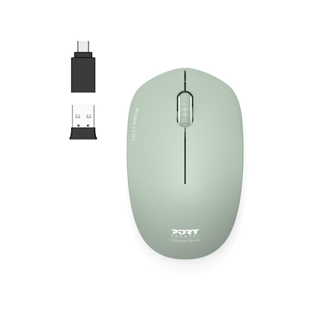 Port 2.4GHz Collection II Vert Olive Wireless Mouse