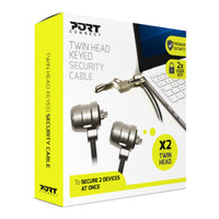 Port Security Cable Twin Head Keyed - Image 3