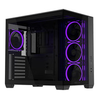 ASUS A32 Plus ATX Mid Tower PC Case Black Tempered Glass 4 ARGB Fans 420mm GPU 360mm Radiator Dual Chamber - Image 2