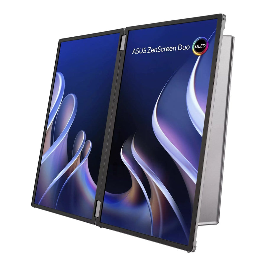ASUS ZenScreen Duo OLED MQ149CD Dual 14-inch WUXGA Foldable Portable Monitor 100% DCI-P3