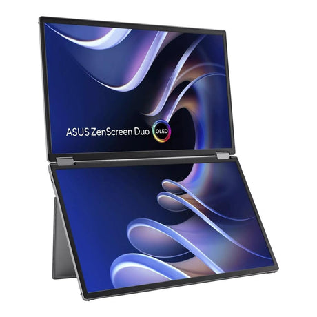 ASUS MQ149CD, Portable, Dual Screen, 14 OLED, DCI-P3, 60Hz, AR 16:10, 1ms - GTG, 500 NITS, C100K