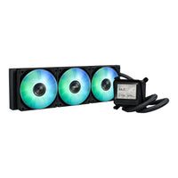 ASUS MAX Gaming LC 360 ARGB LCD 120mm AIO CPU Liquid Cooler Black 2.4-inch IPS Display LGA1851 AM5 AM4 - Image 2