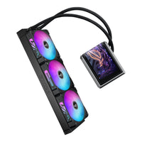 ASUS ROG RYUO IV 360mm ARGB AIO Liquid CPU Cooler 6.67-inch AMOLED Display Asetek Gen8 V2 Pump 3x120mm Fans - Image 4
