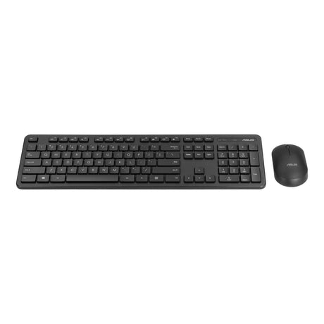 ASUS CW100 Wireless Keyboard and Mouse Combo 2.4GHz 10m Range Laser-Engraved Silent Mouse