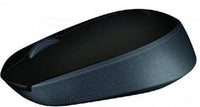 Logitech M171 Wireless Mouse - Black. Wireless mouse with 10m range, 1000 DPI sensor, and ambidextrous shape. Simple plug-and-play setup with nano USB receiver. Up to 12-month battery life on a single AA battery.