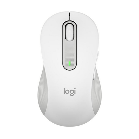 Logitech M650 - Signature Wireless Mouse - Off-White - Bluetooth