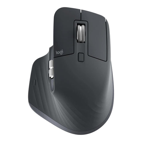 Logitech MX Master 3s - Bluetooth - Silent - Graphite - Horizontal scroll wheel