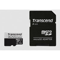 Transcend 64GB microSDXC 340S UHS-I U3 V30 A2 160MB/s with SD Adapter