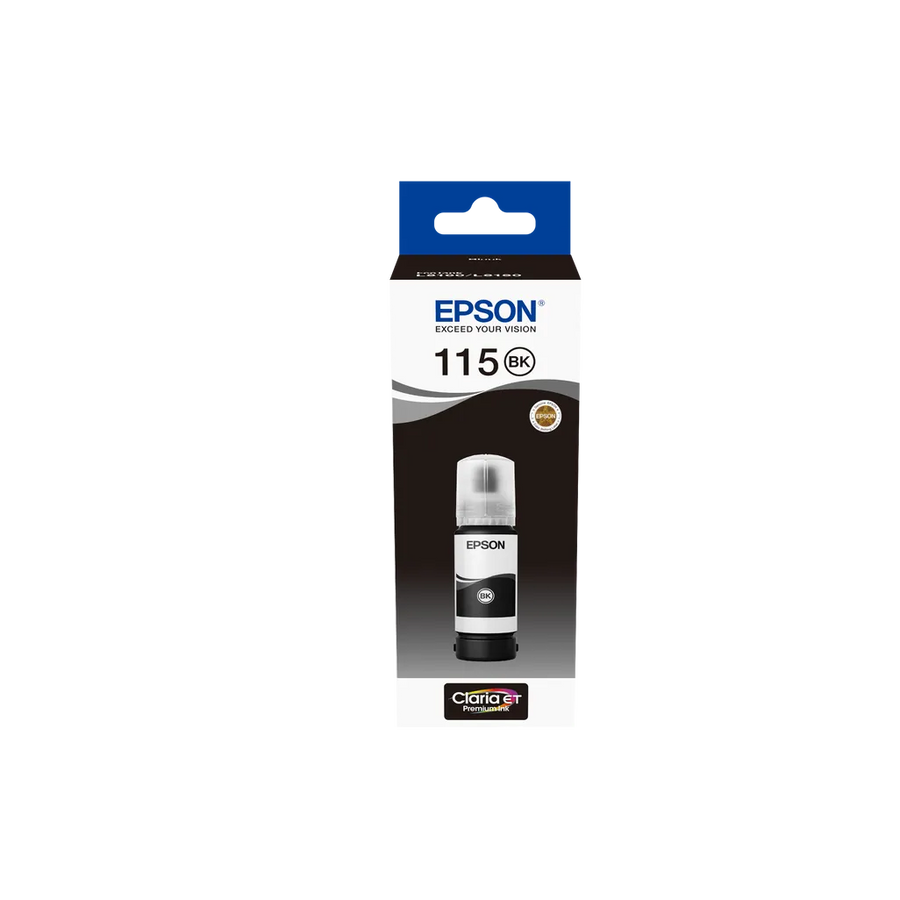 Epson 115 EcoTank Black Ink Bottle 70ml for L8180 L8160