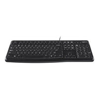 Logitech K120 Full-Size Wired USB Keyboard Spill-Resistant QWERTY Black - Image 4