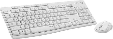 LOGI MK295 Silent Wireless keyboard & mouse Combo - Off-white