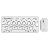 LOGI Pebble 2 Wireless keyboard & mouse Combo  - Tonal White