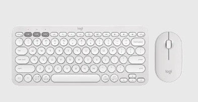 Logitech Wireless Combo Pebble 2 White