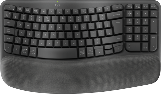 Logitech  Wave Keys Wireless Keyboard - Graphite