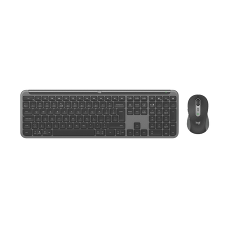 Logitech MK950 - Wireless Keyboard and Mouse - Graphite - Bluetooth