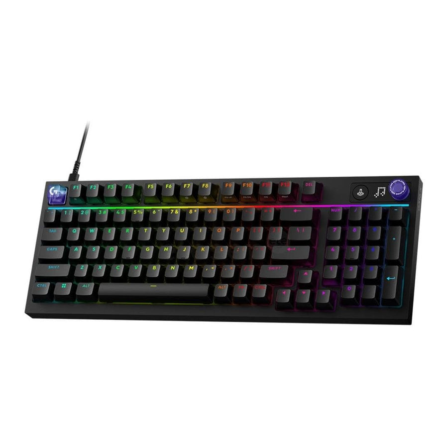 G316 X 98 Mechanical Wired Gaming Keyboard - BLACK - US INT'L