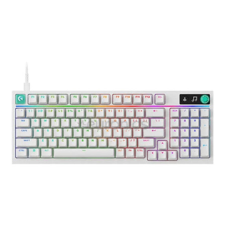 G316 X 98 Mechanical Wired Gaming Keyboard - WHITE - US INT'L