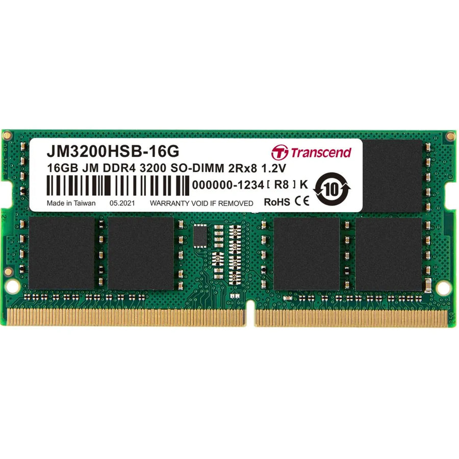 Transcend JetRam 16GB DDR4 3200MHz SO-DIMM Notebook Memory