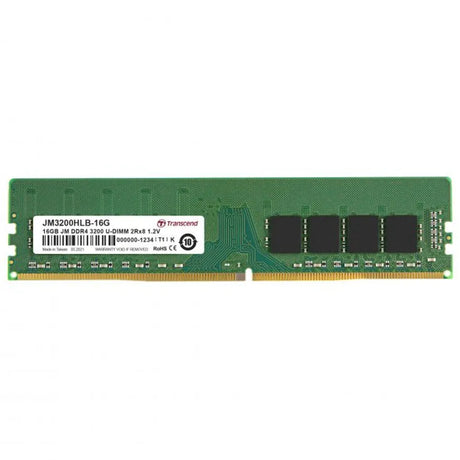 Transcend JetRam U-DIMM Memory Module 16GB DDR4 3200MHz